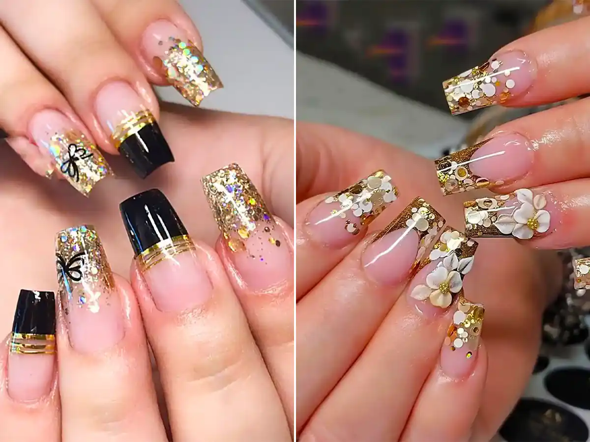 طراحی ناخن شاین دار