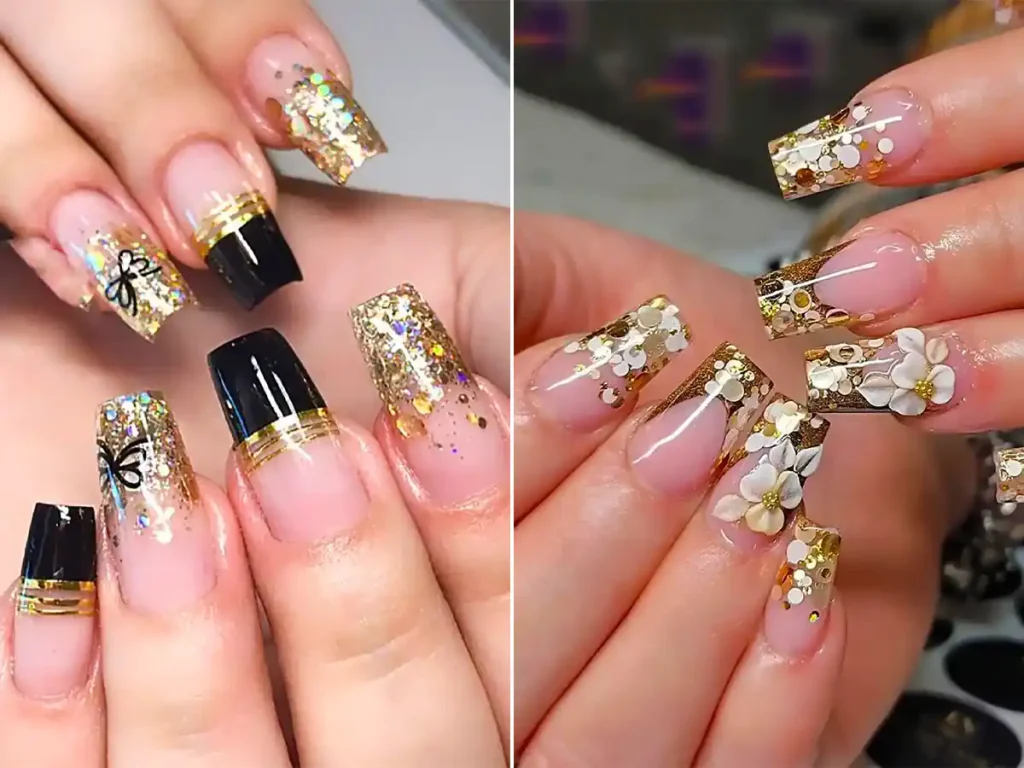 طراحی ناخن شاین دار