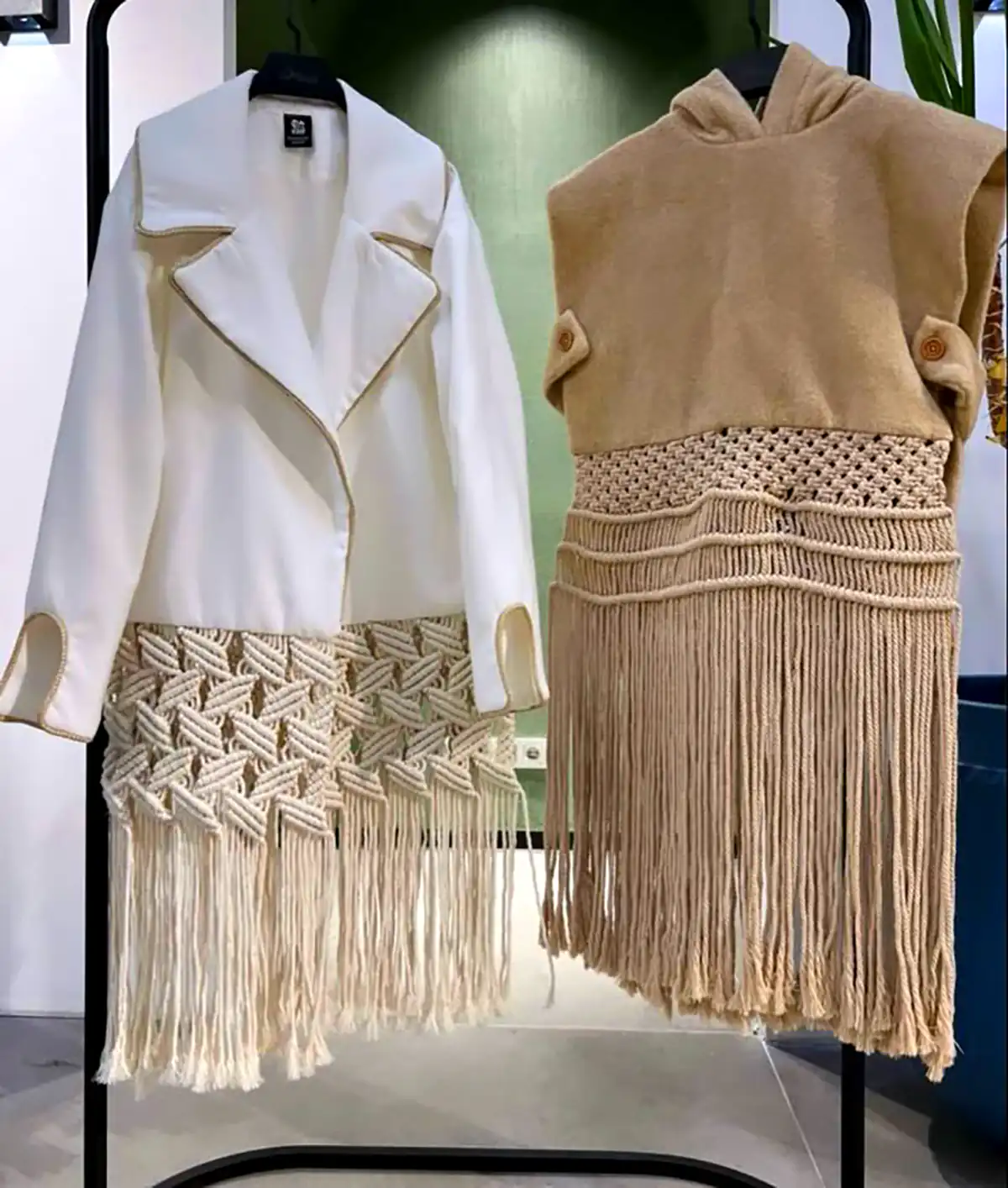 تزئین کت با هنر مکرومه