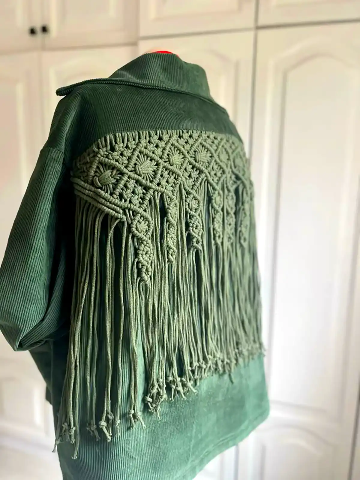 تزئین کت با هنر مکرومه