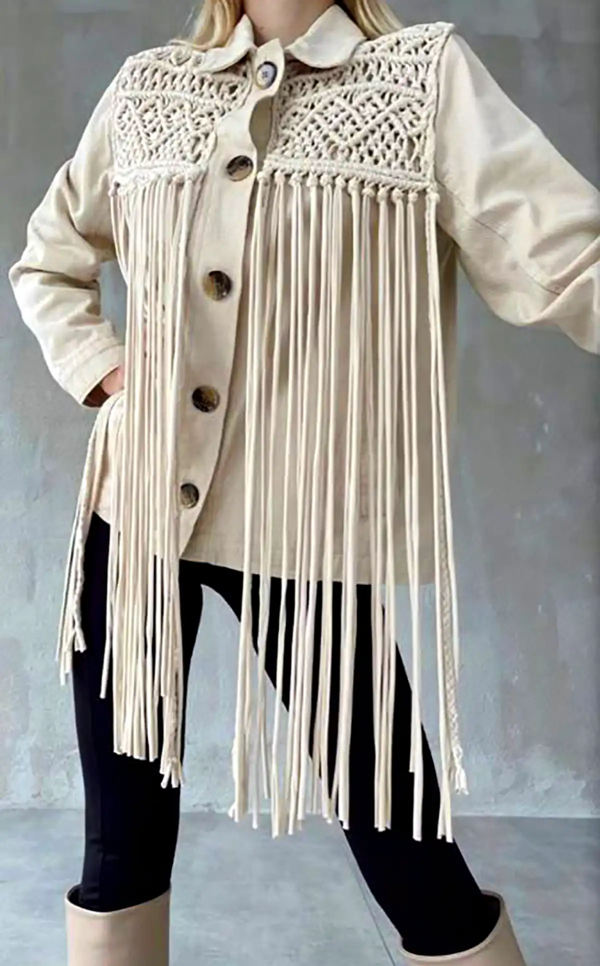 تزئین کت با هنر مکرومه