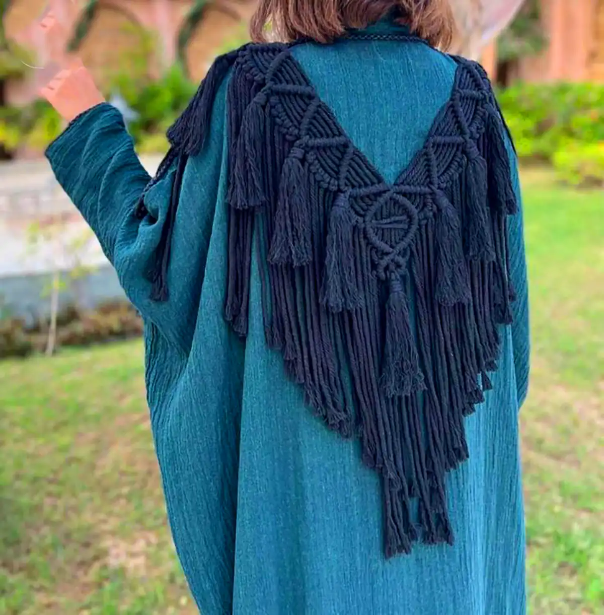 تزئین کت با هنر مکرومه