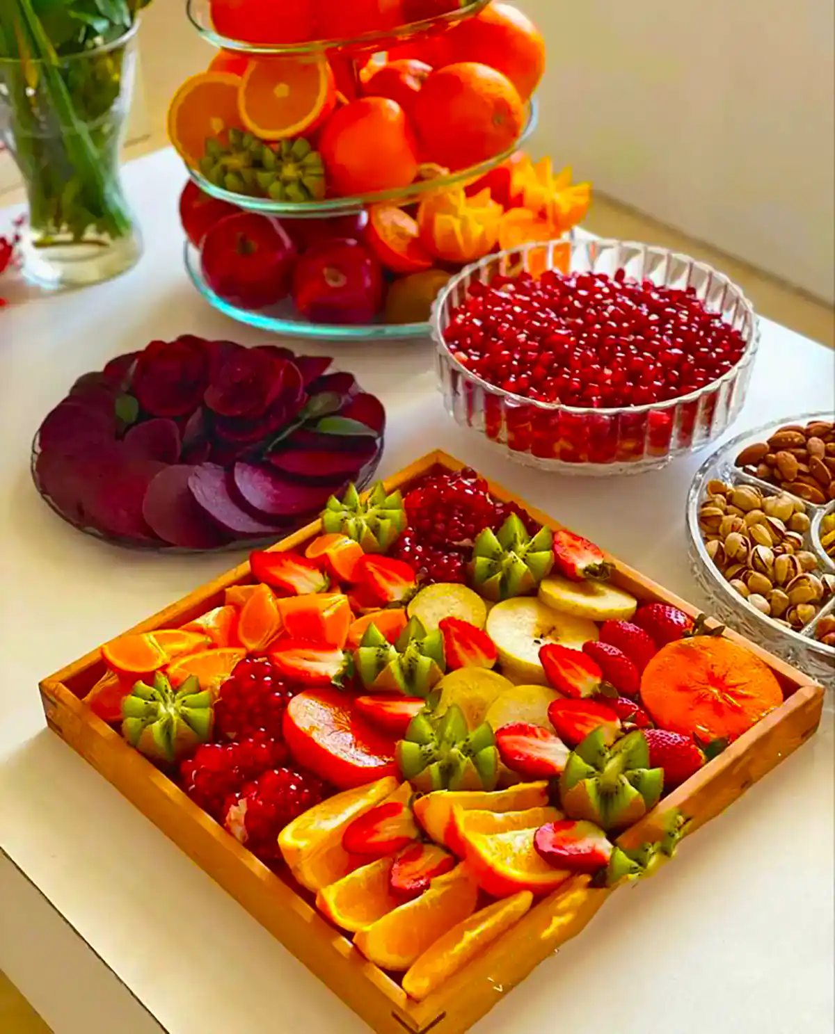 تزئین میوه باکلاس زیبا