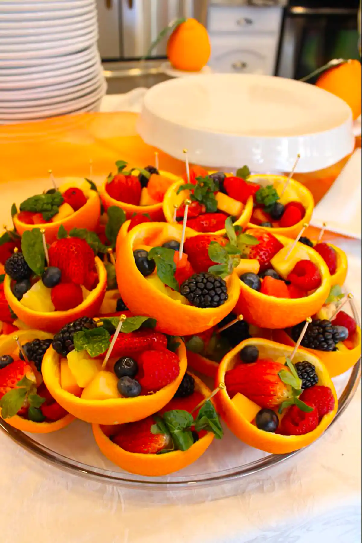 تزئین میوه باکلاس زیبا