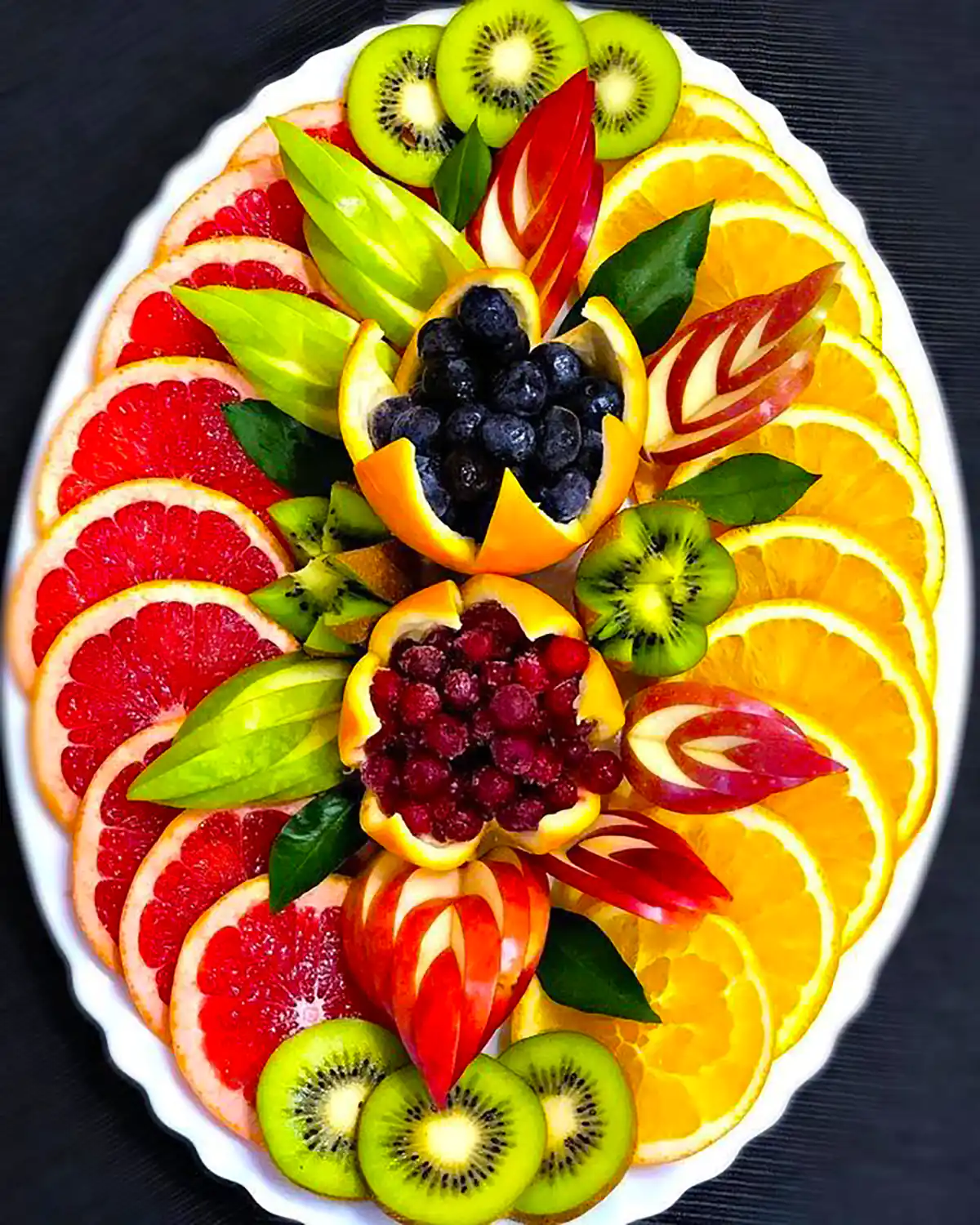 تزئین میوه باکلاس زیبا