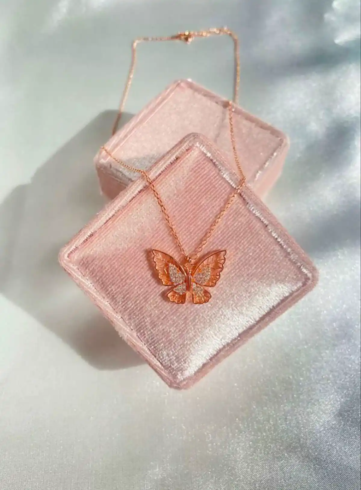 تو گردنی پروانه ای زیبا