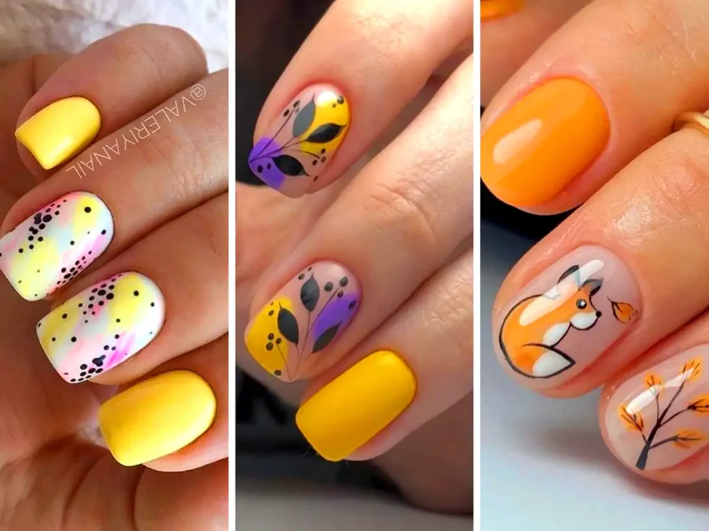 طرح ژلیش ناخن بهاری