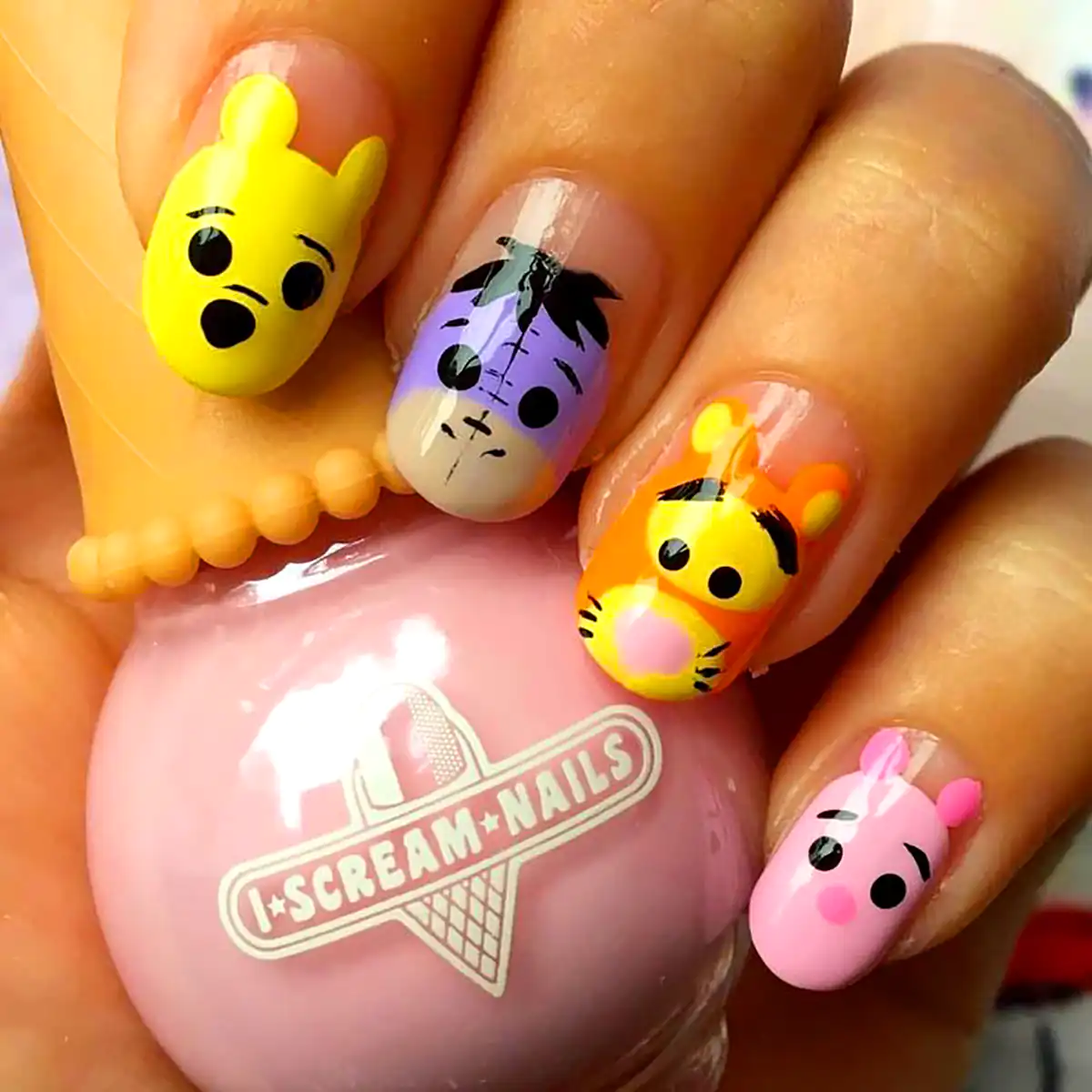 طرح ناخن انیمیشن پو