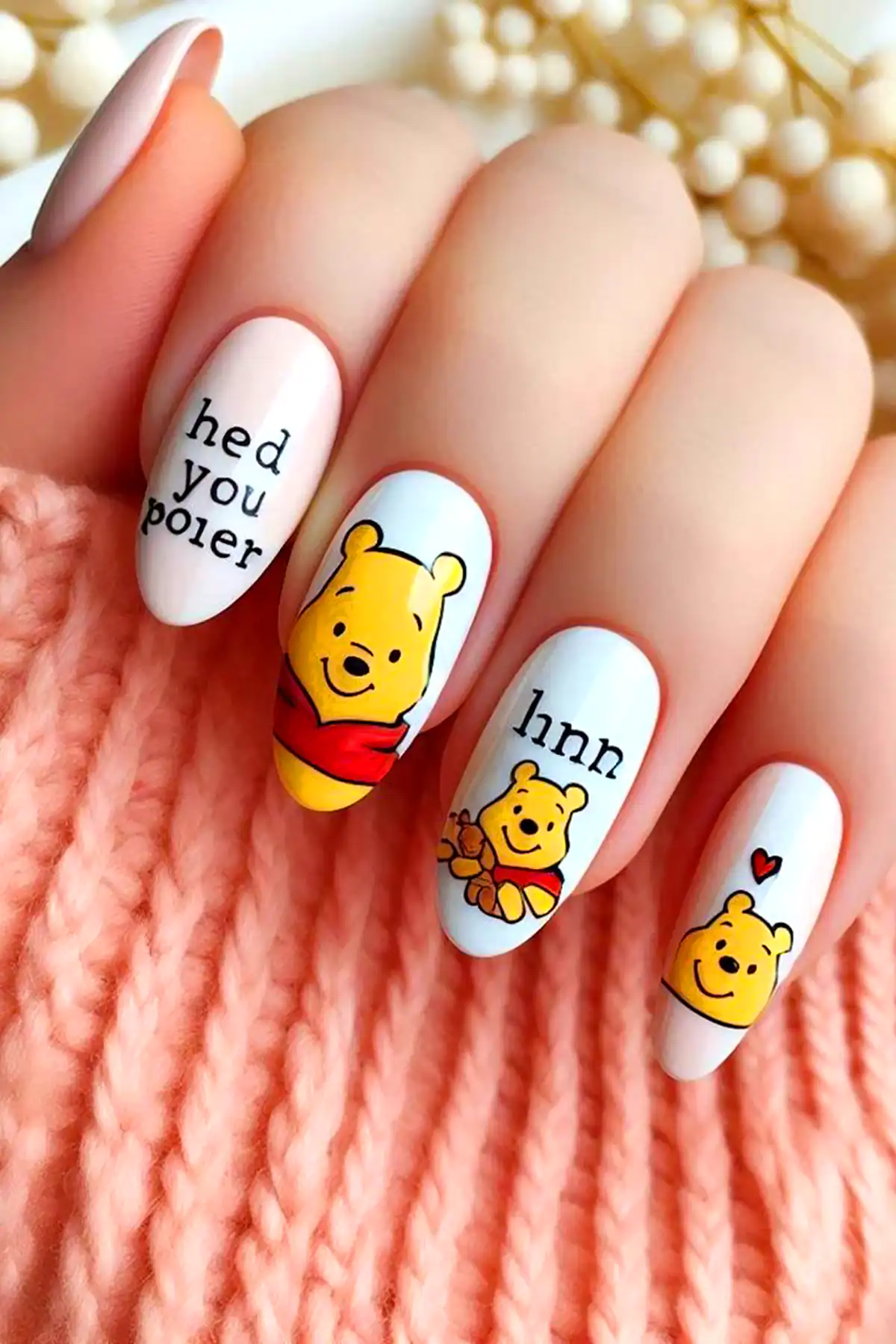 طرح ناخن انیمیشن پو