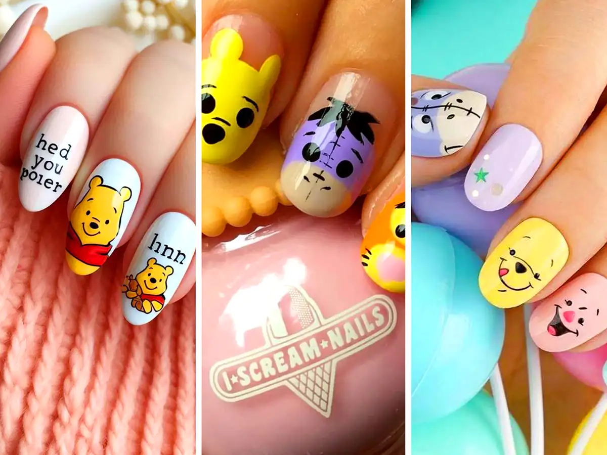 طرح ناخن انیمیشن پو