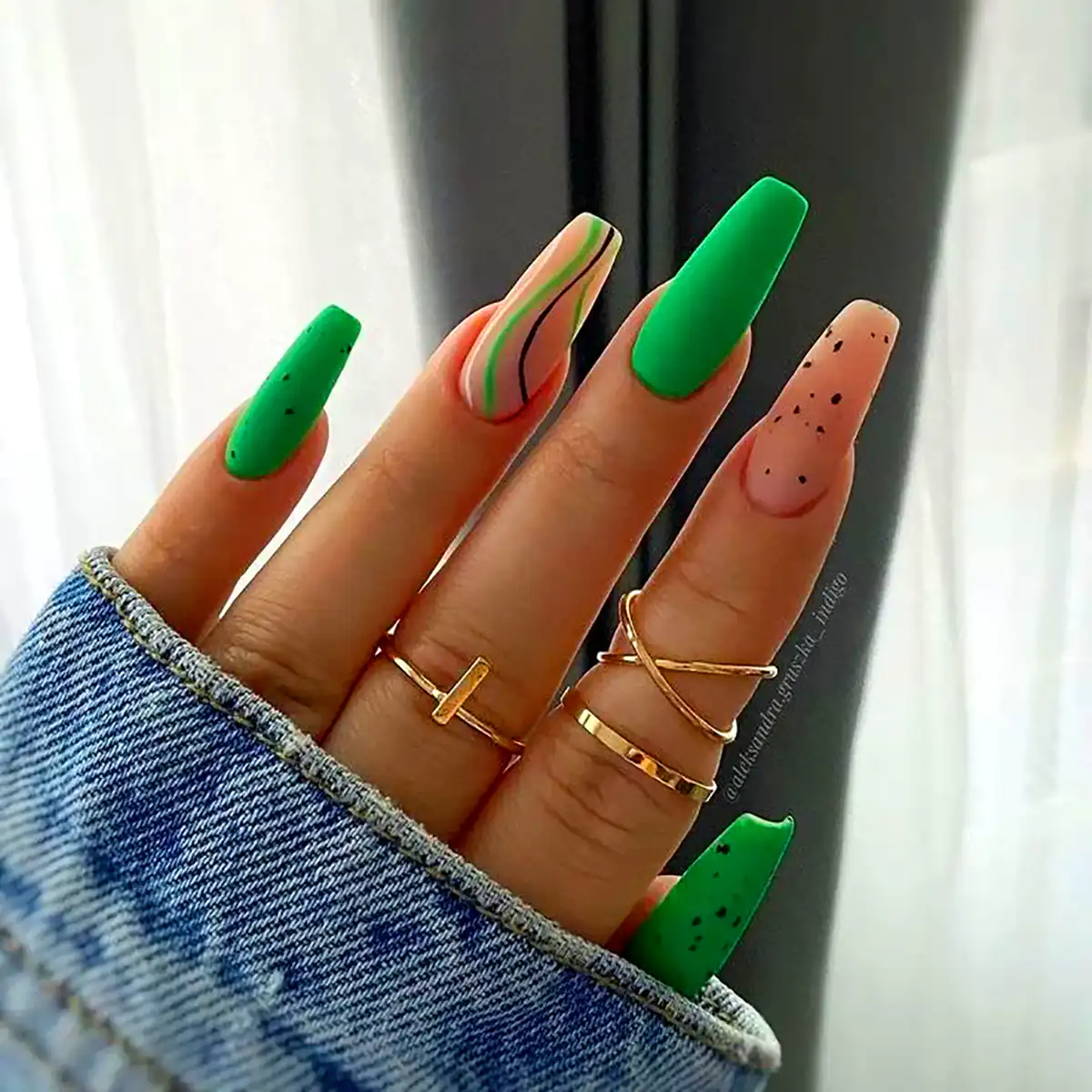 طرح ناخن بلند فانتزی