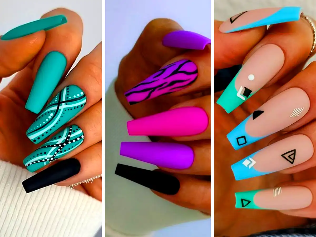 طرح ناخن بلند فانتزی