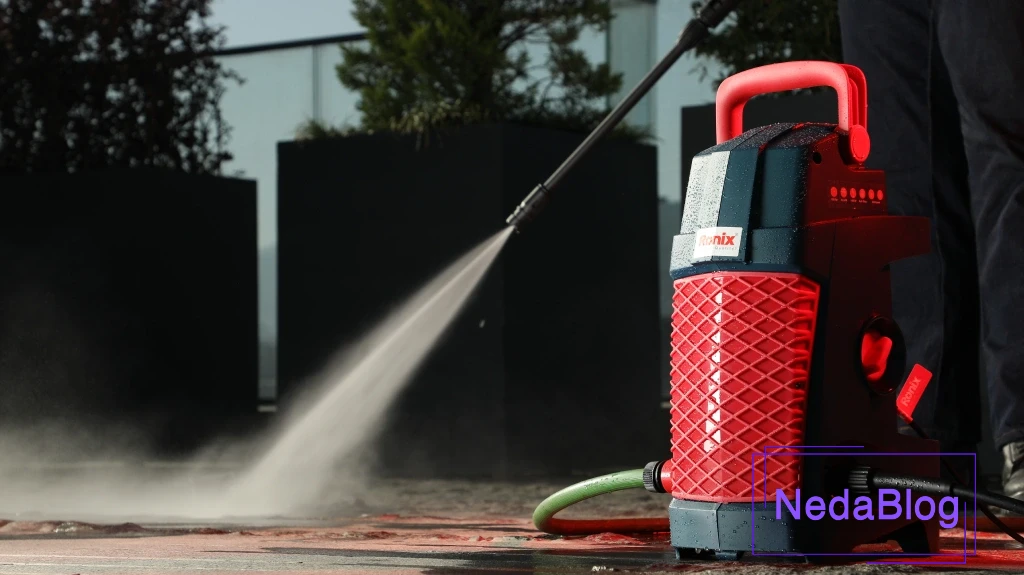 شستشوی حیاط و پارکینگ با کارواش خانگی؛ تمیزی سریع و آسان
