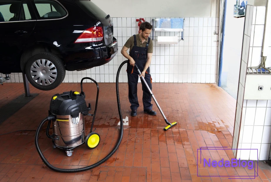 جارو برقی آب و خاک برای کارواش‌ها