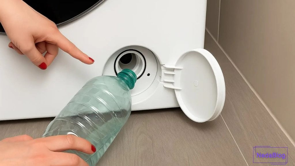 آسانترین روش تمیز کردن فیلتر لباسشویی ویدیو با بطری جمعآوری آب