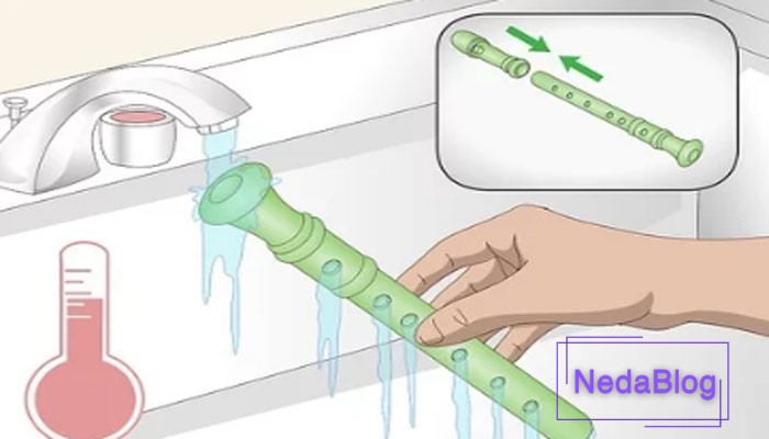 تمیز کردن فلوت ریکوردر